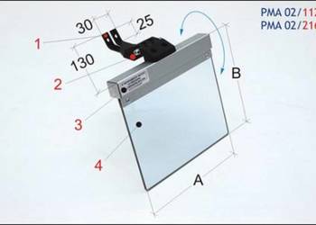 Osłona operatora do szlifierki typ PMA 02/216
