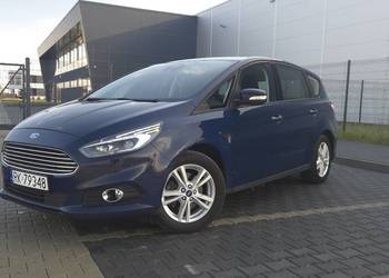 Ford S-MAX 2.0Diesel 2018r. Titatnium FullLED, Martwe pole, czytanie znaków