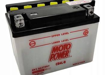 Akumulator motocyklowy 4Ah 56A MotoPower CB4L-B YB4L-B 12V