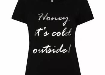 czarny t-shirt z napisami Top Secret