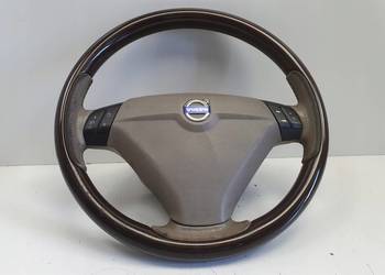 Volvo XC90 I lift DREWNIANA KIEROWNICA drewno SKÓRZANA skóra multifunkcja