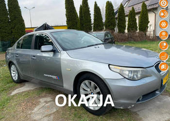 BMW 520 2.0 Benzyna 170KM 2005r. Sedan XENON Skóry Automat Do poprawek Koz…
