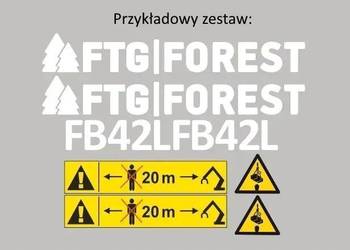 Naklejki oklejenie FTG FOREST FB 90 FB70 FB53 FB42 Zamiennik