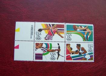 USA 1983 MNH Mi. 1644/47 Sport Olimpiada Los Angeles 84