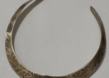 Naszyjnik choker mosiądz etniczny