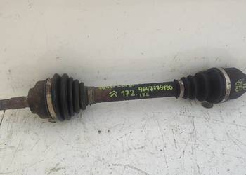 172.PEUGEOT 307 CITROEN C4 1.6 HDI PÓŁOŚKA PRZEGUB PÓŁOŚ LEWA 9637117780
