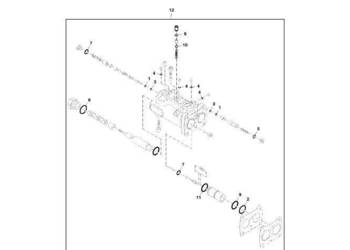 John Deere 9470RX - Zestaw uszczelnienia RE344610 (Hamulec)