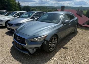 Infiniti Q50 LIFT 3.5 Hybrid 364km 2018r, Bogata Wersja, Zarejestrowany PL