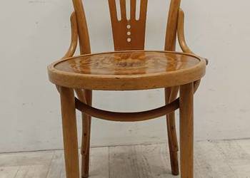 krzesło gięte model Thonet drewno buk gięty kawiarniane wiedeńskie  vintage