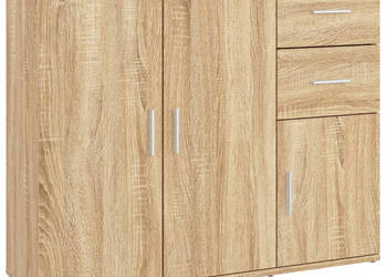 Szafka dąb sonoma 91x295x75 cm materiał drewnopochodny WM-823272