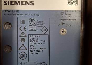 Siłownik SIEMENS GCA121.1E