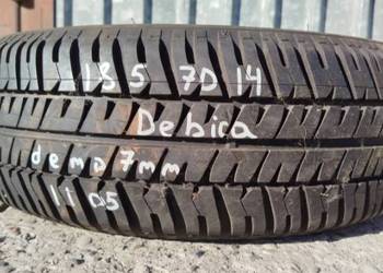 1 x Opona letnia demo 185 70 R 14 Dębica Passio 7mm 05rok Czarna Opona