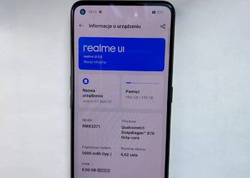 Realme GT Neo 3T 8GB/128GB Żółty – gwarancja z komisu, sprawny