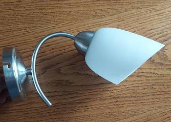 Lampa kinkiet szklany klosz