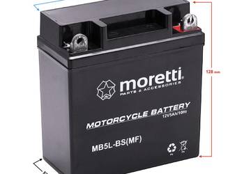 Akumulator Moretti  (Gel) MB5L-BS, nowy  do skutera Kętrzyn