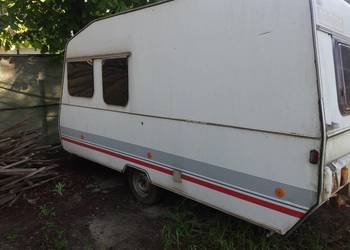 PRZYCZEPA KEMPINGOWA Z ŁAZIENKĄ I PRZEDSIONKIEM - ZAREJESTR.