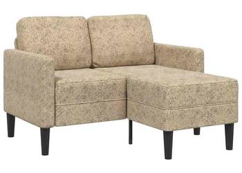 vidaXL Sofa 2-osobowa z szezlongiem w kształcie litery L(SKU:4107089)