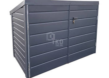 Box rowerowy - schowek Moto-Box 1,9x1,1m - antracyt TKD330