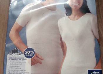 Koszulka z wełny z krótkim rękawem – unisex NOWA