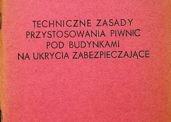 Techniczne zasady przystosowania piwnic pod budynkami na ukrycia zabezpiecz
