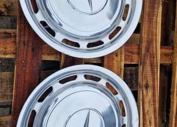 Kołpaki metalowe chromowane oryginał mercedes 14 cali mercedes 2 szt