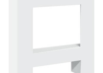 Obudowa kominka biała 81x18x82 cm materiał drewnopochodny WM-854598