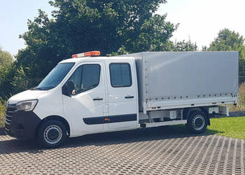 Renault Master DOKA 7-OSÓB PLANDEKA PAKA SKRZYNIA ŁADUNKOWA DOUBLE KABINA …