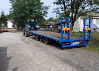 Tridem Trailor przyczepa niskopodwoziowa z najazdami hydr.Super stan