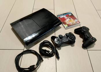 Konsola PS3 PlayStation 3 Super Slim 500GB 100% sprawna Mega Zestaw Gra Pad