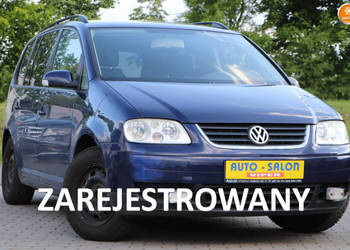 Volkswagen Touran klimatronic, 6-bieg,tempomat,zarejestrowany I (2003-2010)
