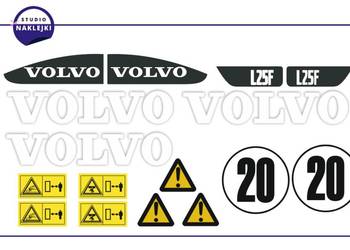 Naklejki Volvo L25F Ładowarka kołowa Zestaw Nalepki komplet