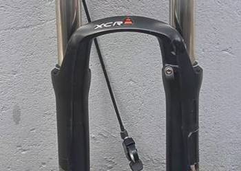 Amortyzator Suntour XCR 110mm 29" + manetka blokady skoku