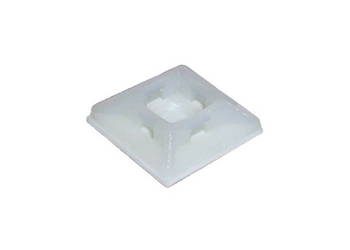 Uchwyt samoprzylepny do opaski 4mm 19x19mm 10szt