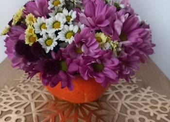 Kompozycja florystyczna z dyni