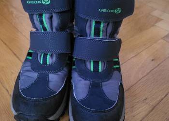 GEOX Wodoodporne (36) Na rzepy dług. wkładki 23,5cm  Stan BDB - real foto