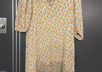 F&f sukienka modny wzór kwiaty floral viscoza hit roz.40