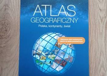 Atlas geograficzny Polska, kontynenty, świat dla klas 5-8 SP (ATLAS)