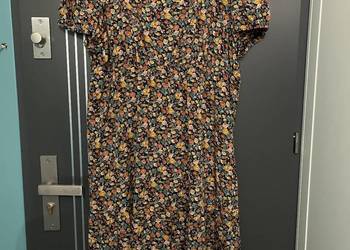 Shein Curve sukienka modny wzór kwiaty floral hit roz.50