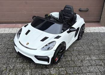 Auto na akumulator Porsche 718 12V białe