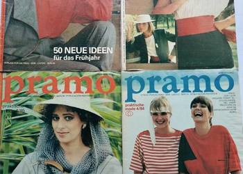 Pramo nr 2, 3, 4 z 1985r i nr 4 z 1984r - pisma modowe