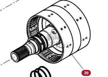 Massey Ferguson 5410 Obudowa Wał Skrzyni Biegów CZĘŚCI 4304509M93 4304509M…