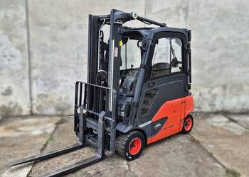 Linde E20 • 5000 mtg • wolny skok • KABINA • wózek widłowy elektryczny