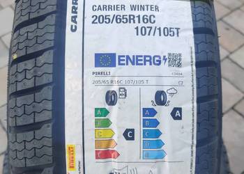 opony zimowe pirelli carrier 205/65 R16C 107/105T NOWE Faktura