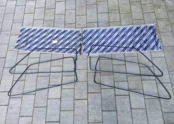 Aluminiowe ramki drzwi czarne oryginalne Fiat 126p ST FL Maluch