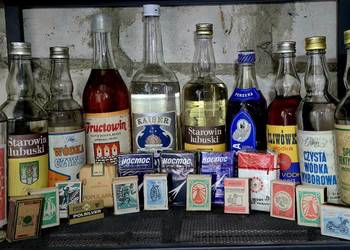 Butelki Kolekcjonerskie Retro PRL
