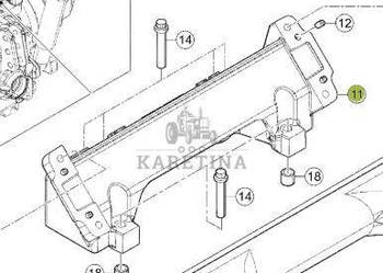 Claas Axion 870 Poprzeczka Belka Pozioma 0011502600 0011548930 00 1150 260…
