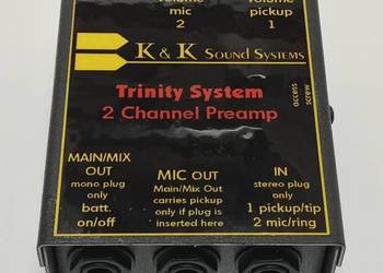 K&K TRINITY System PRZEDWZMACNIACZ dwukanałowy PreAmp OKAZJA
