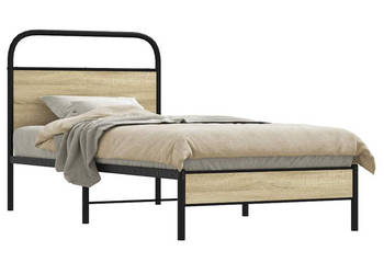 Łóżko bez materaca dąb sonoma 75x190 cm WM-4100400