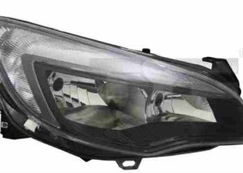 REFLEKTOR LAMPA PR/LE Z SIL. H7/H7 CZARNY OPEL ASTRA J 09-