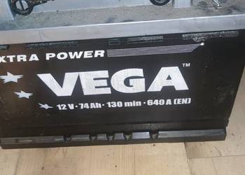Akumulator samochoy Vega power 74 ah z probkami